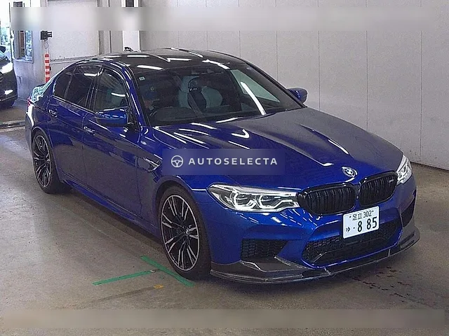 BMW M5 2018, auction grade 4.5