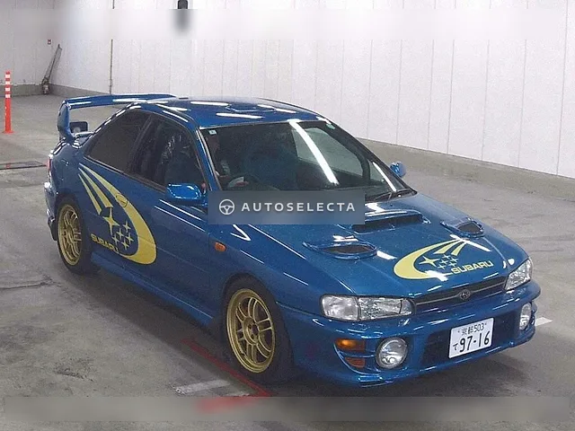 Subaru Impreza STI 2000, auction grade 3