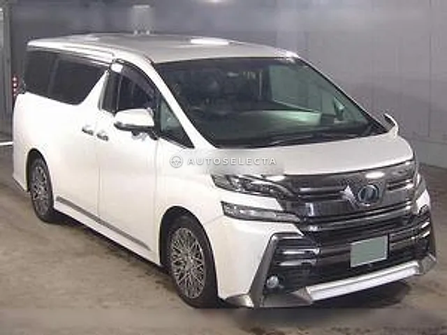 Toyota Vellfire 2016, auction grade 3.5