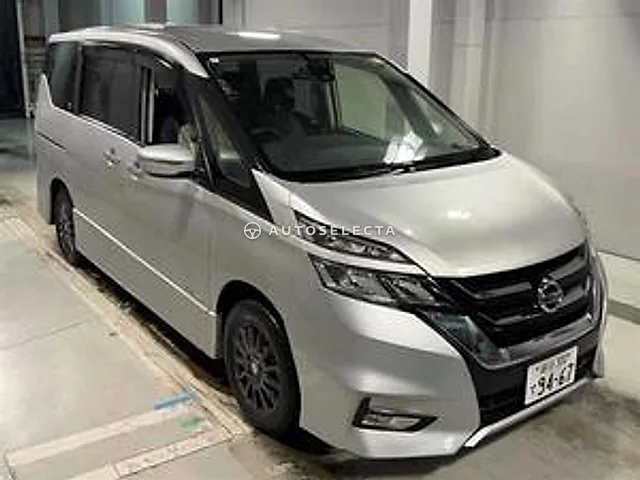 Nissan Serena 2018, auction grade 3.5
