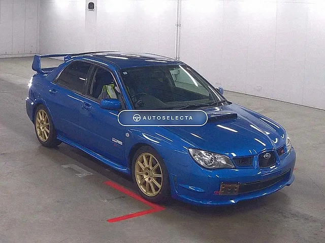 Subaru WRX STI 2006, auction grade 3