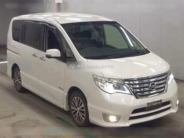 Nissan Serena 2014, auction grade 3.5
