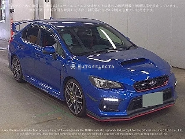 Subaru WRX STI Type S 2020, auction grade 4.5