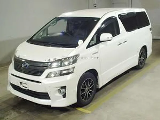 Toyota Vellfire Hybrid 2012, auction grade 3.5