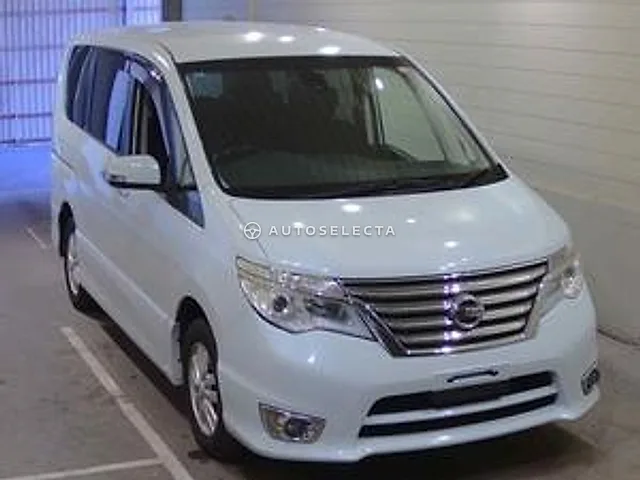 Nissan Serena 2015, auction grade 3.5