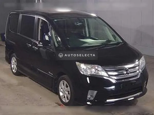 Nissan Serena 2013, auction grade 3.5