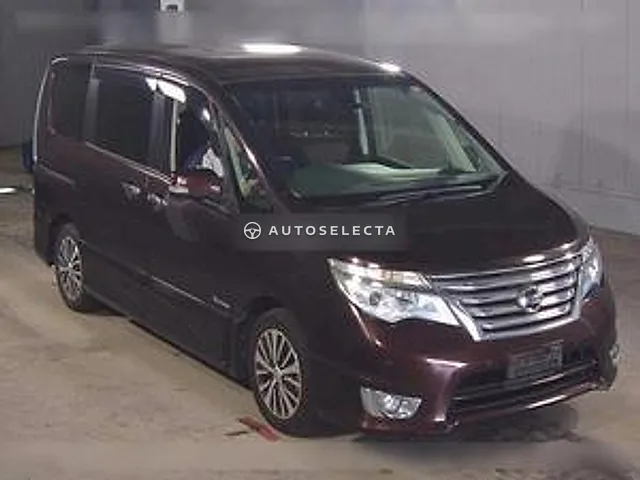 Nissan Serena 2014, auction grade 3.5