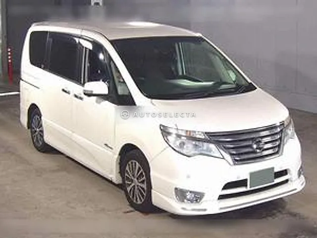 Nissan Serena 2014, auction grade 3.5