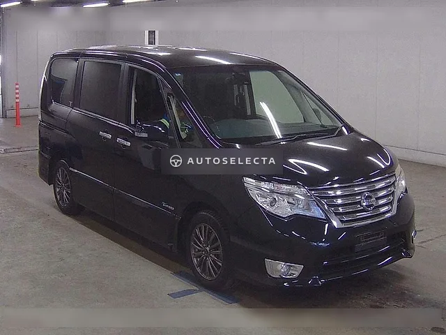 Nissan Serena 2014, auction grade 3.5