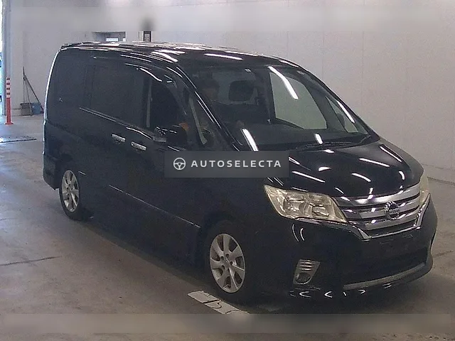 Nissan Serena 2012, auction grade 3.5