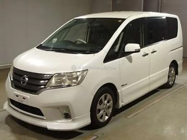 Nissan Serena 2013, auction grade 3.5