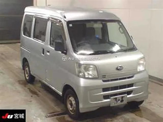 Subaru Sambar Van 2014, auction grade 3