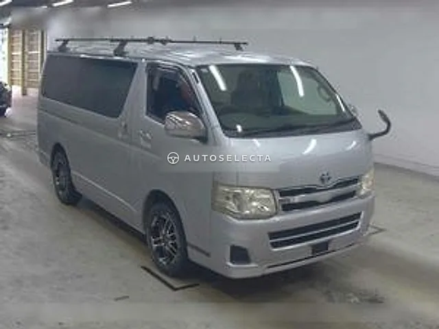 Toyota Hiace Van 2010, auction grade 3