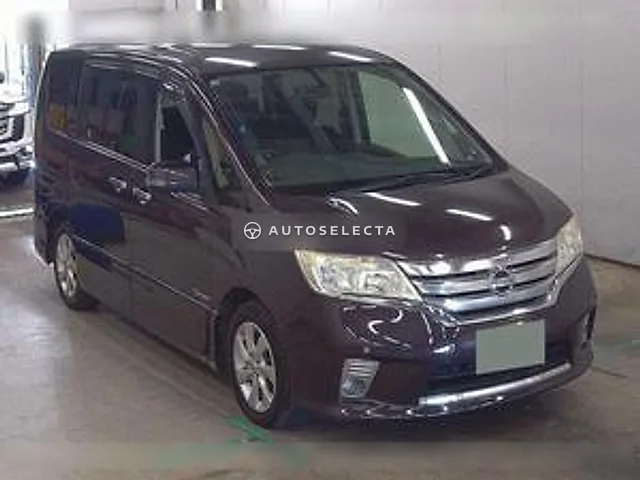 Nissan Serena 2013, auction grade 3.5