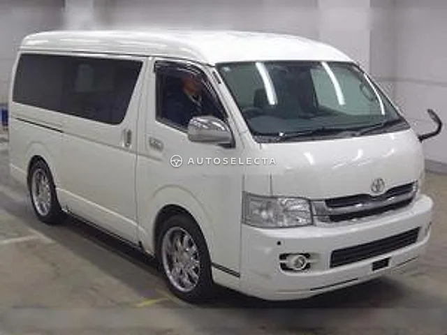 Toyota Hiace Van 2008, auction grade 2