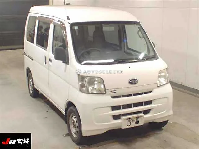 Subaru Sambar Van 2014, auction grade 3.5