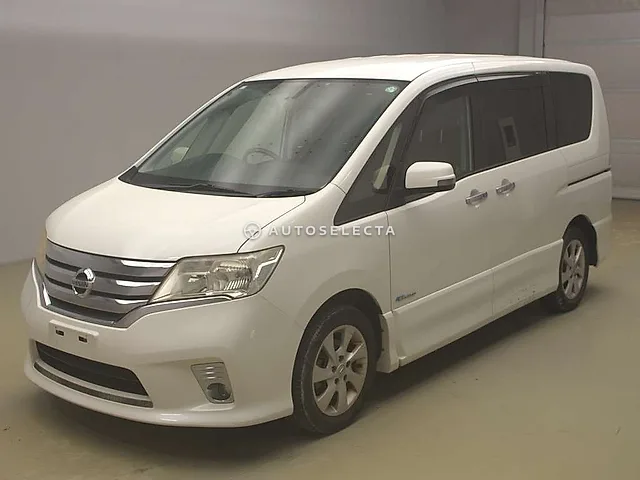 Nissan Serena 2013, auction grade 3.5