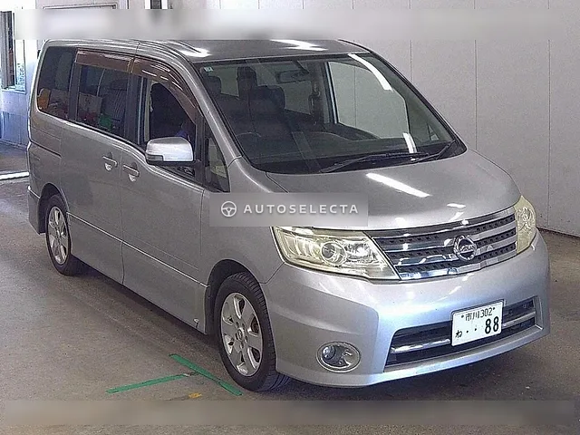 Nissan Serena 2009, auction grade 3.5
