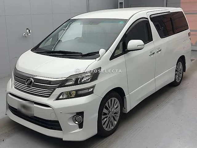 Toyota Vellfire 2013, auction grade 3.5