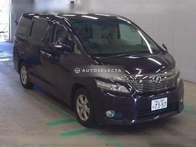Toyota Vellfire 2012, auction grade 3.5