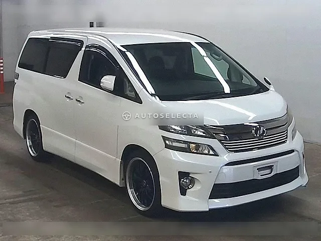 Toyota Vellfire 2013, auction grade 3.5