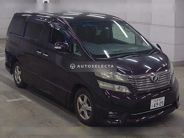 Toyota Vellfire 2010, auction grade 3