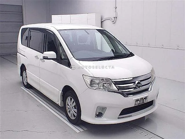 Nissan Serena 2013, auction grade 3.5