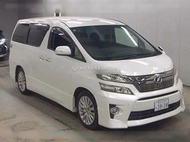 Toyota Vellfire 2012, auction grade 3.5