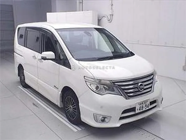 Nissan Serena 2014, auction grade 3.5