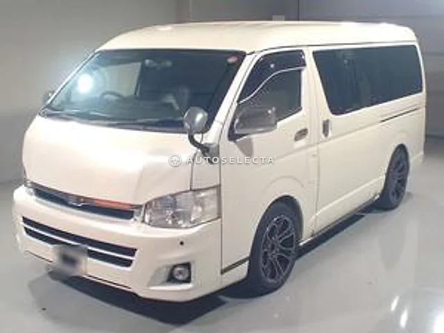 Toyota Hiace Van 2012, auction grade 4
