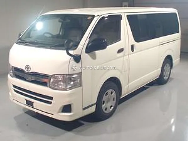 Toyota Hiace Van 2014, auction grade 3