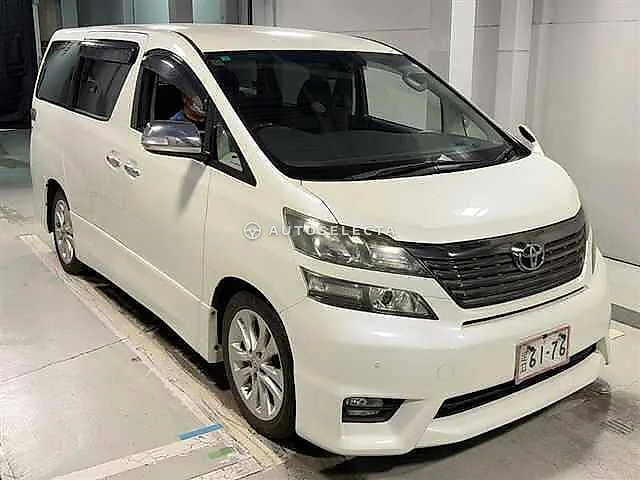 Toyota Vellfire 2011, auction grade 3.5