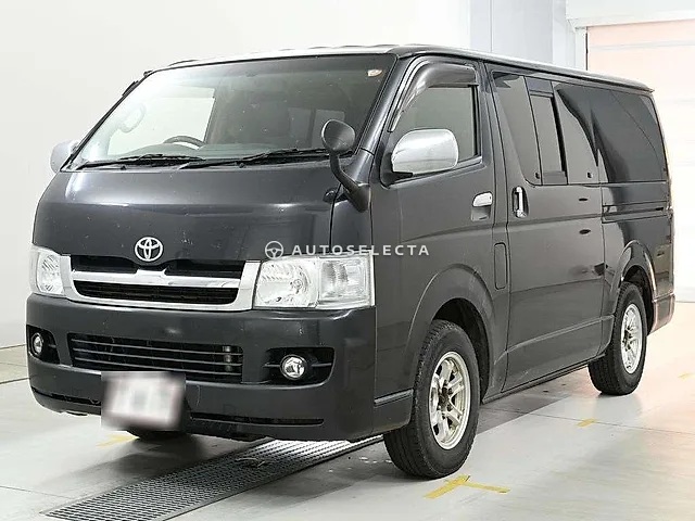 Toyota Hiace Van 2007, auction grade 3