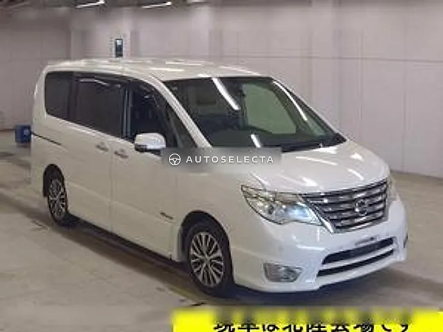 Nissan Serena 2014, auction grade 3.5