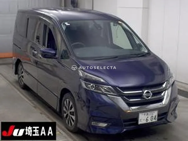 Nissan Serena 2016, auction grade 3.5