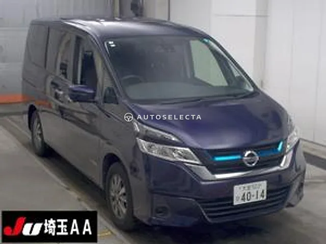 Nissan Serena 2019, auction grade 3.5