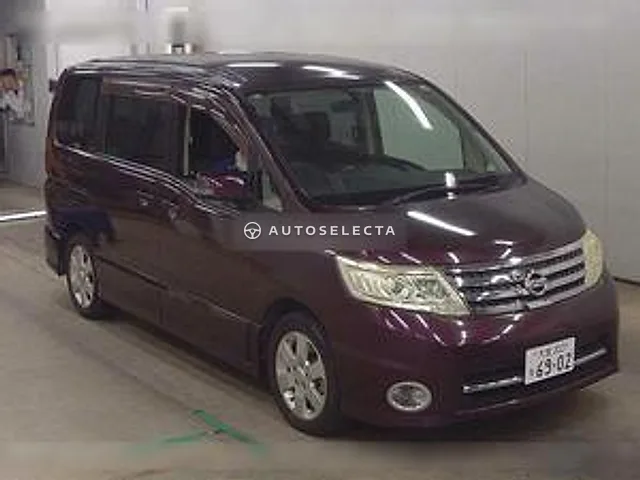 Nissan Serena 2008, auction grade 3.5