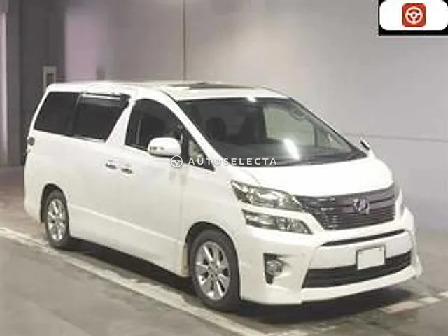 Toyota Vellfire 2013, auction grade 3.5