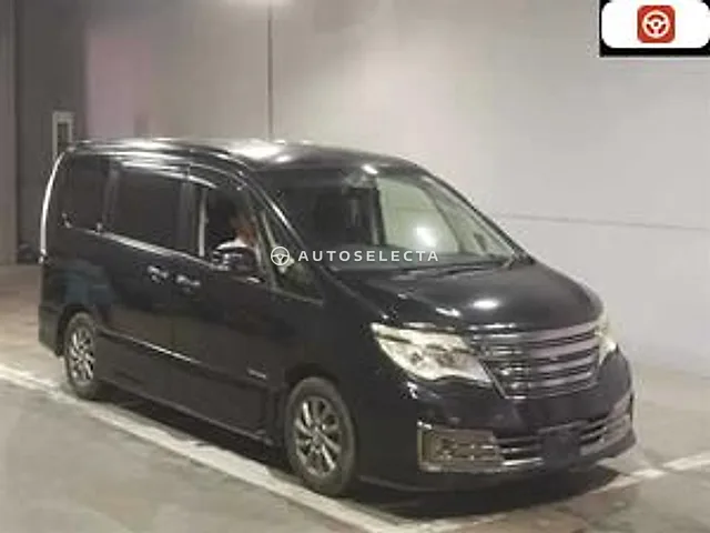 Nissan Serena 2014, auction grade 3.5