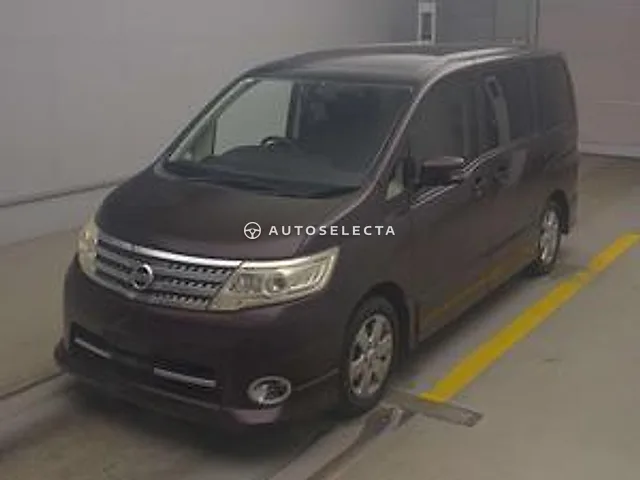 Nissan Serena 2009, auction grade 3.5