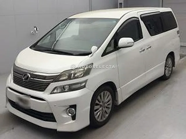 Toyota Vellfire 2013, auction grade 3.5