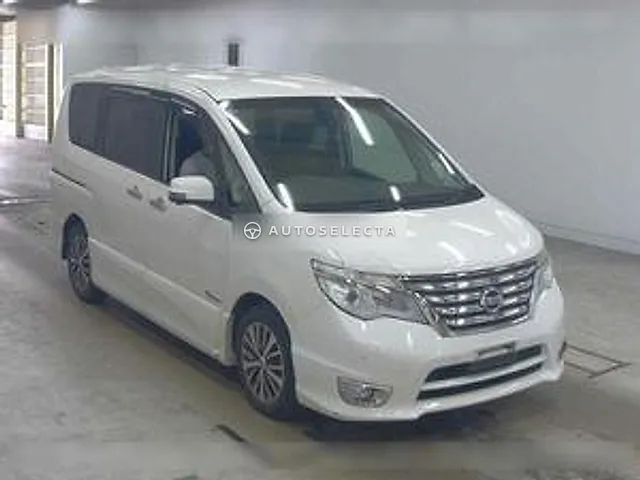 Nissan Serena 2014, auction grade 3.5