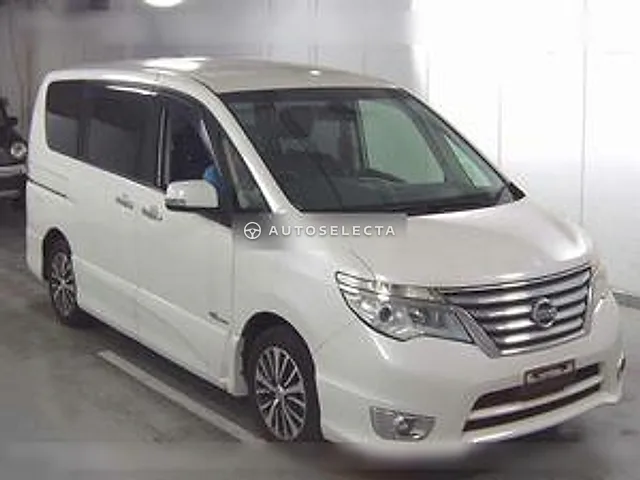 Nissan Serena 2015, auction grade 3.5