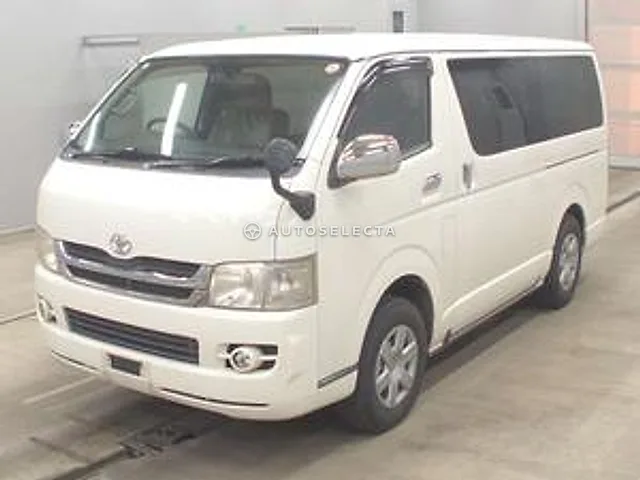 Toyota Hiace Van 2009, auction grade 3