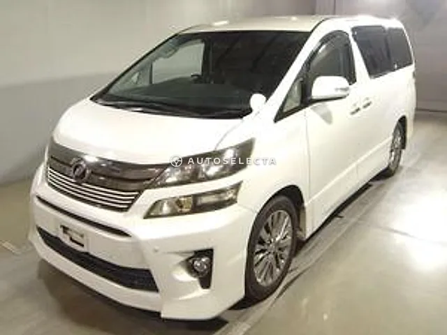 Toyota Vellfire 2013, auction grade 3.5