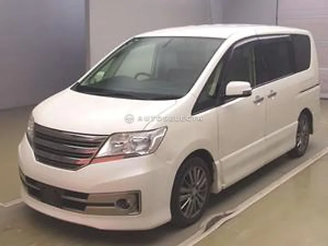 Nissan Serena 2012, auction grade RA