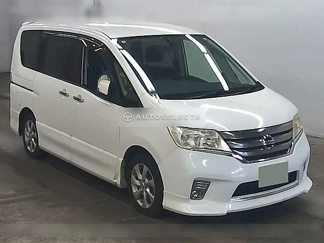 Nissan Serena 2012, auction grade 3.5