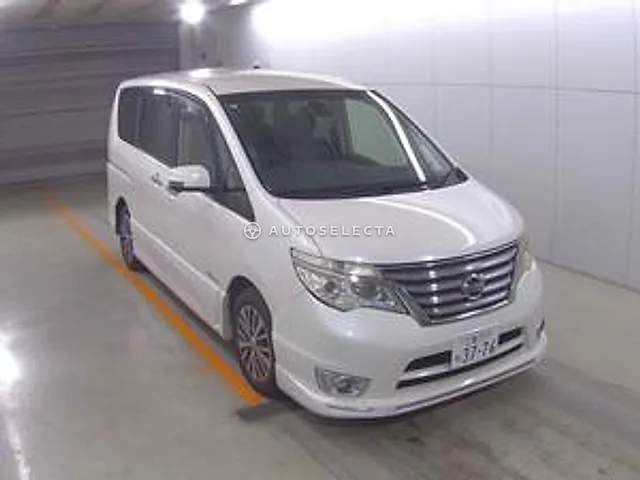 Nissan Serena 2015, auction grade 3.5