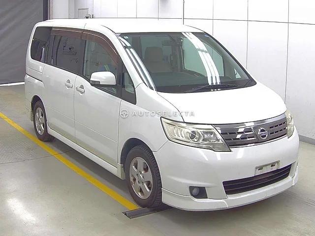 Nissan Serena 2008, auction grade 3.5