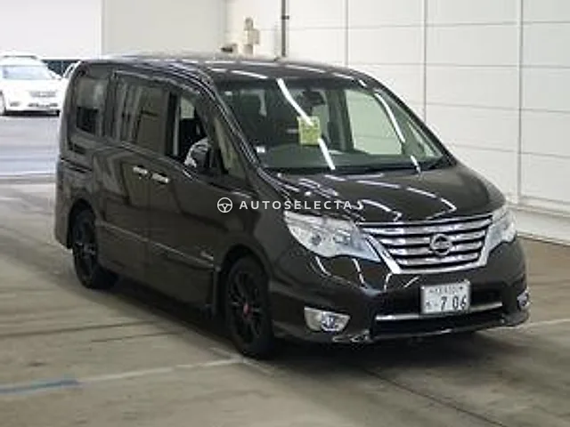Nissan Serena 2015, auction grade 3
